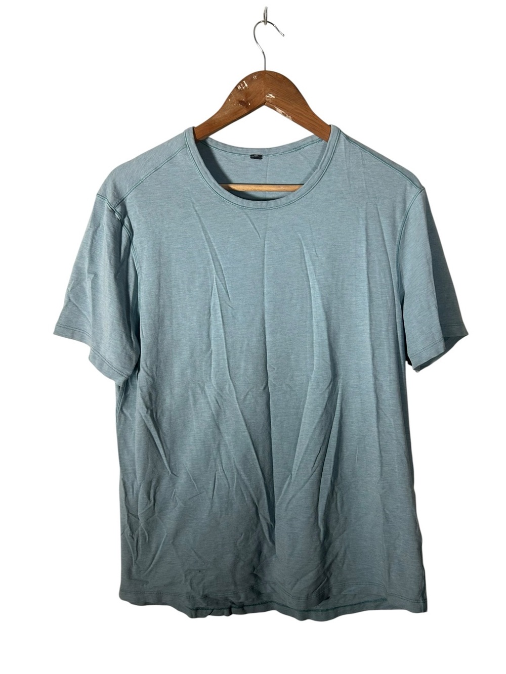 Men's Lululemon Crew Neck Short Sleeve T-Shirt - Light Teal